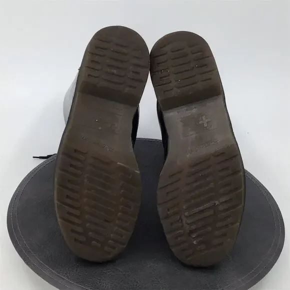 Dr. Martens 20-Eye Boots Womens Sz‎ US 10 Black Leather Combat England Vintage - Picture 7 of 9